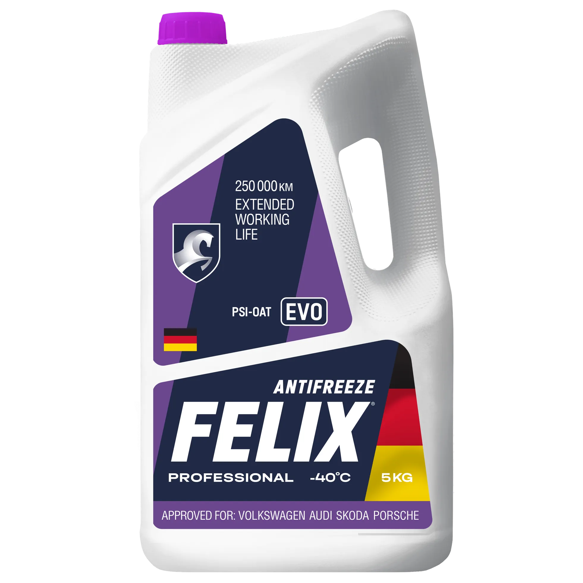 Антифриз Felix EVO G12+ готовый -40C фиолетовый 5 кг 430206335