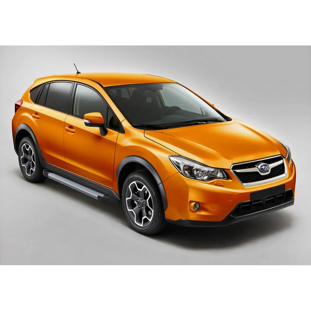 Порог-площадка Silver F173AL + комплект крепежа, RIVAL, Subaru XV 2011-2016 Subaru XV I F173AL.5402.1