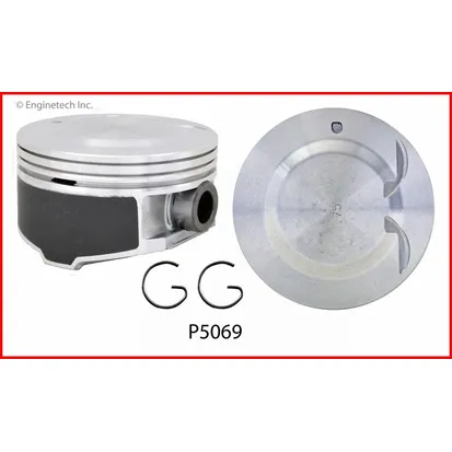 Поршни к-т +0.50 GM 4.2L DOHC L6 24V 2006-2009 93.501.21.52.5mm Use S93156.50 rings ENGINETECH P5069(6).50MM