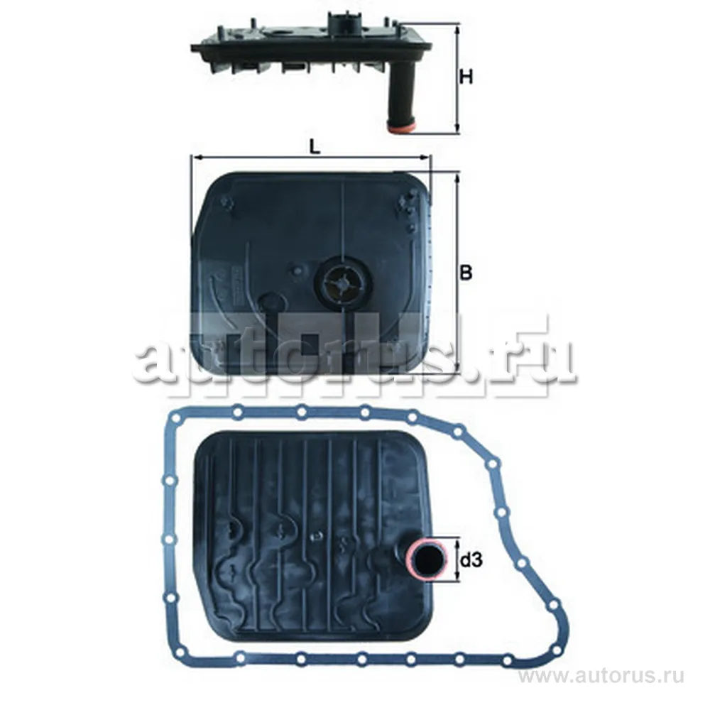 Фильтр АКПП с прокладкой поддона FORD Focus KNECHT/MAHLE HX 153D