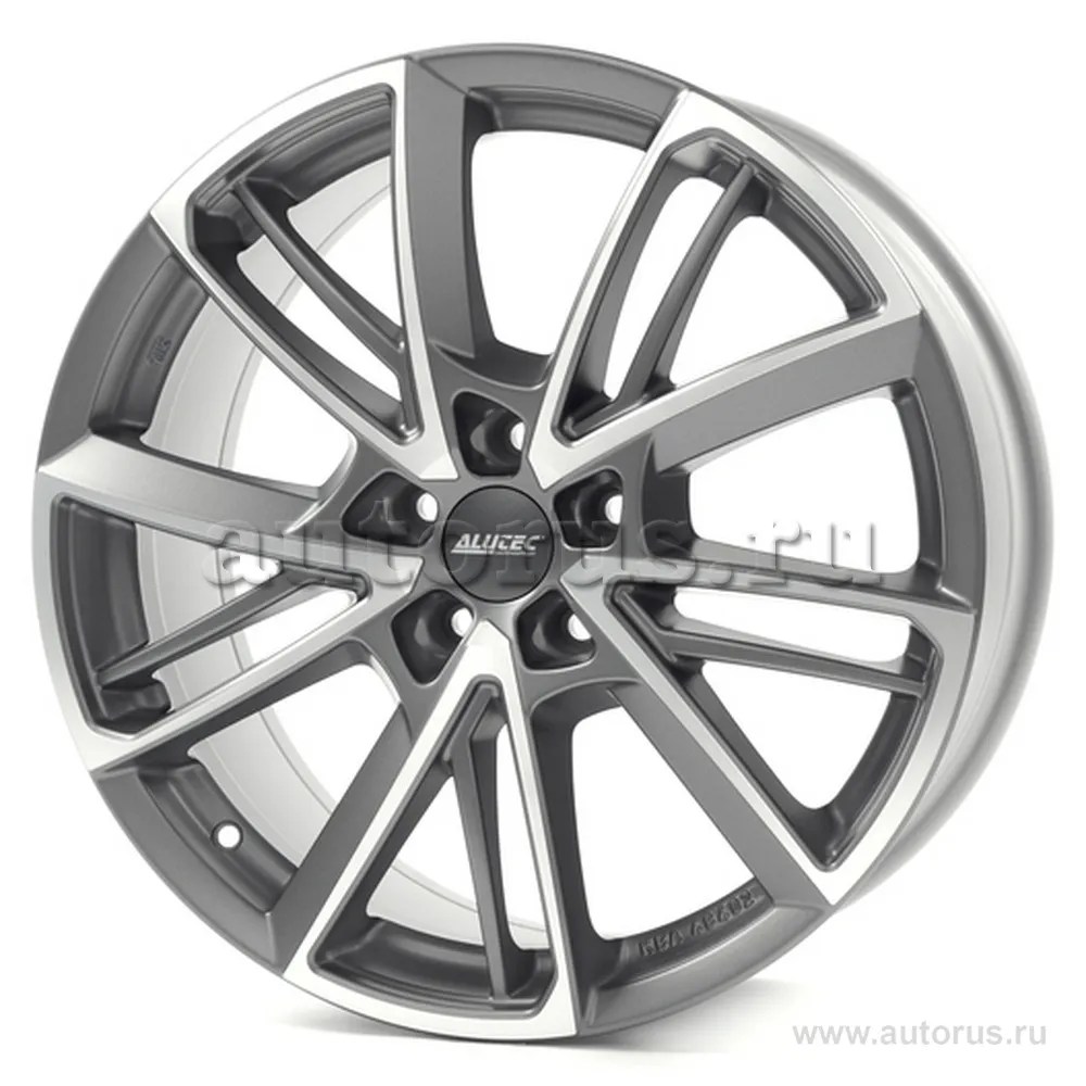 Диск литой R17 7.5J 5x110/65.1 ET35 ALUTEC Xplosive Graphite Matt Front Polished EX75735O139