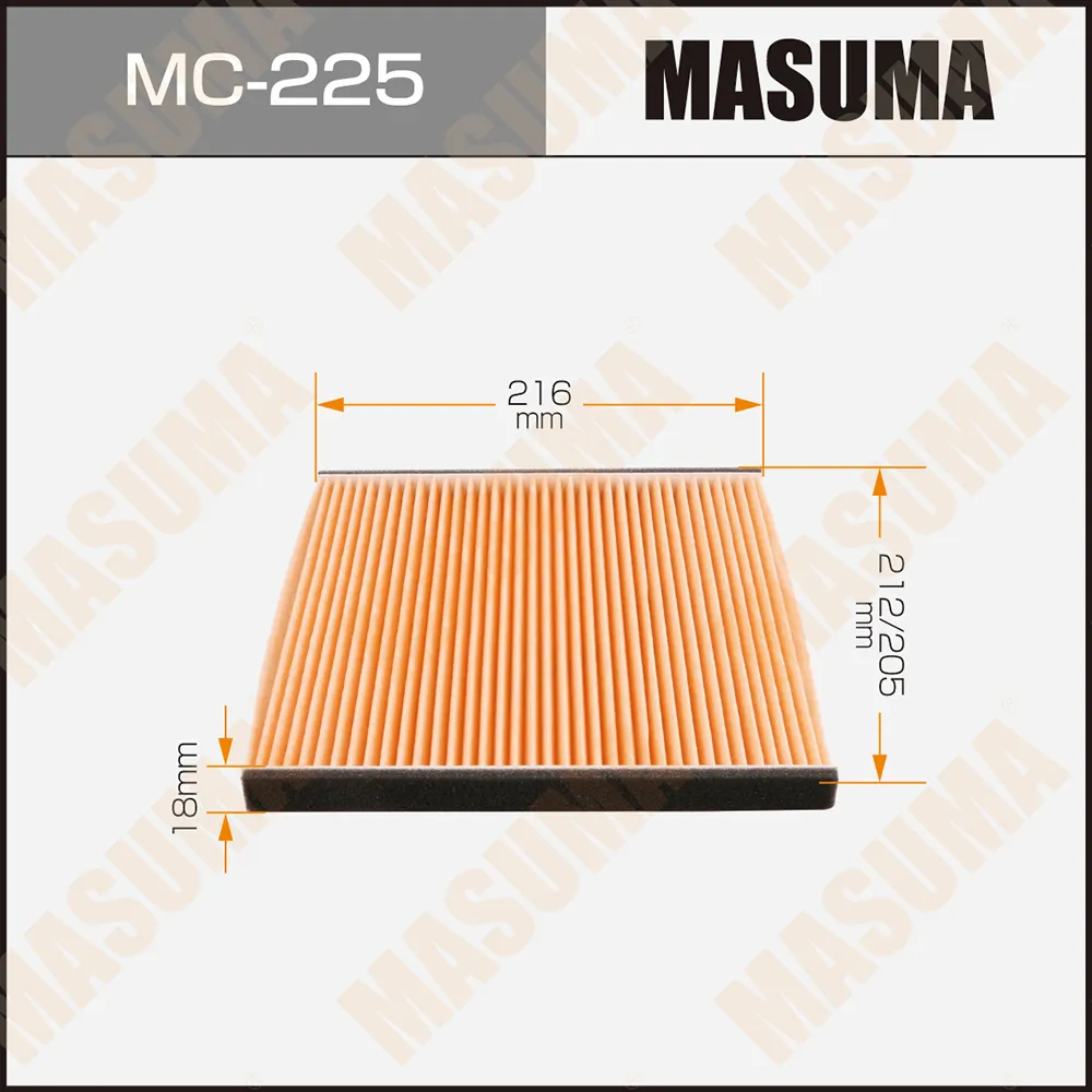 Фильтр салонный TOYOTA 4RUNNER MASUMA MC-225