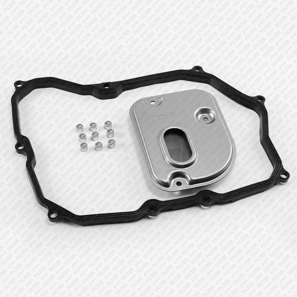Фильтр АКПП с прокладкой AUDI Q3 11->VW Tiguan 07-> GREEN FILTER AF0110