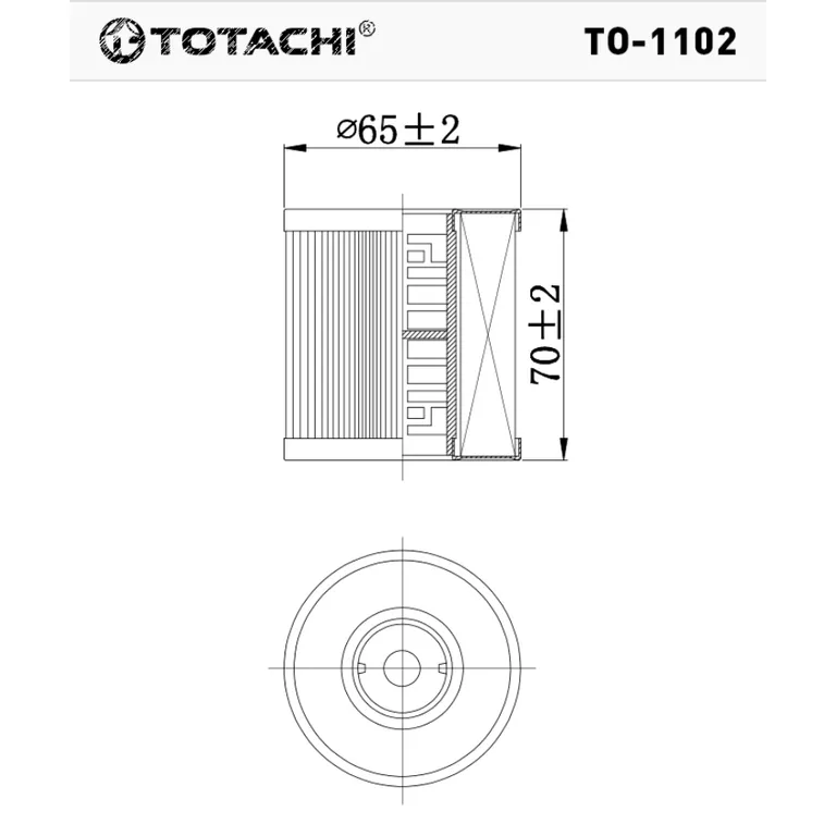 Фильтр масляный TOTACHI TO-1102 11 42 7 622 446 MANN HU 711/51xTOTACHI TO-1102