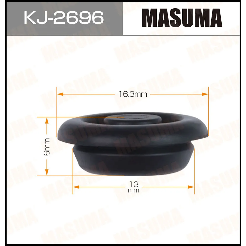 Клипса автомобильная уп.50 MASUMA KJ-2696