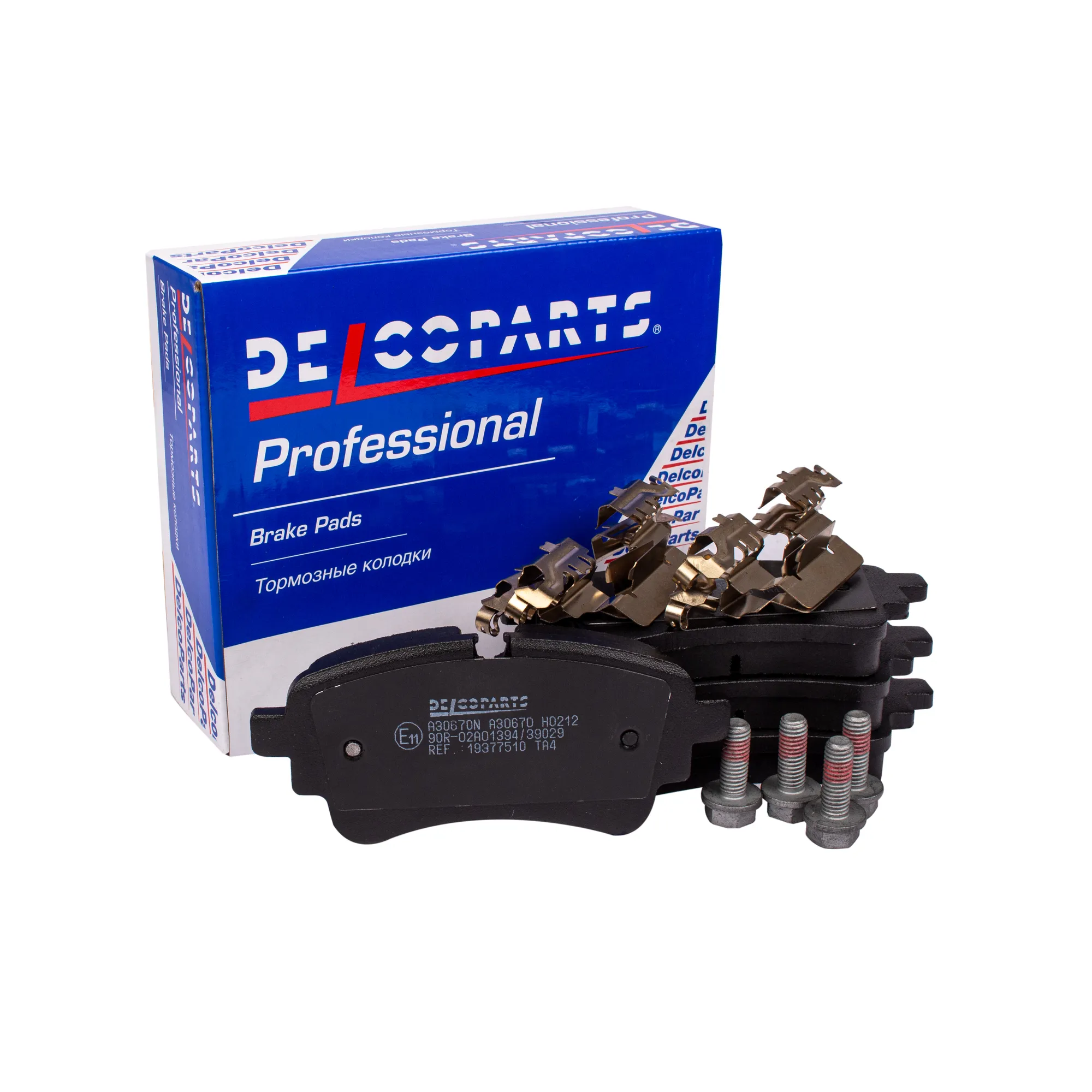 Колодки тормозные задние дисковые Audi Q7, VW TOUAREG DelcoParts 19377510