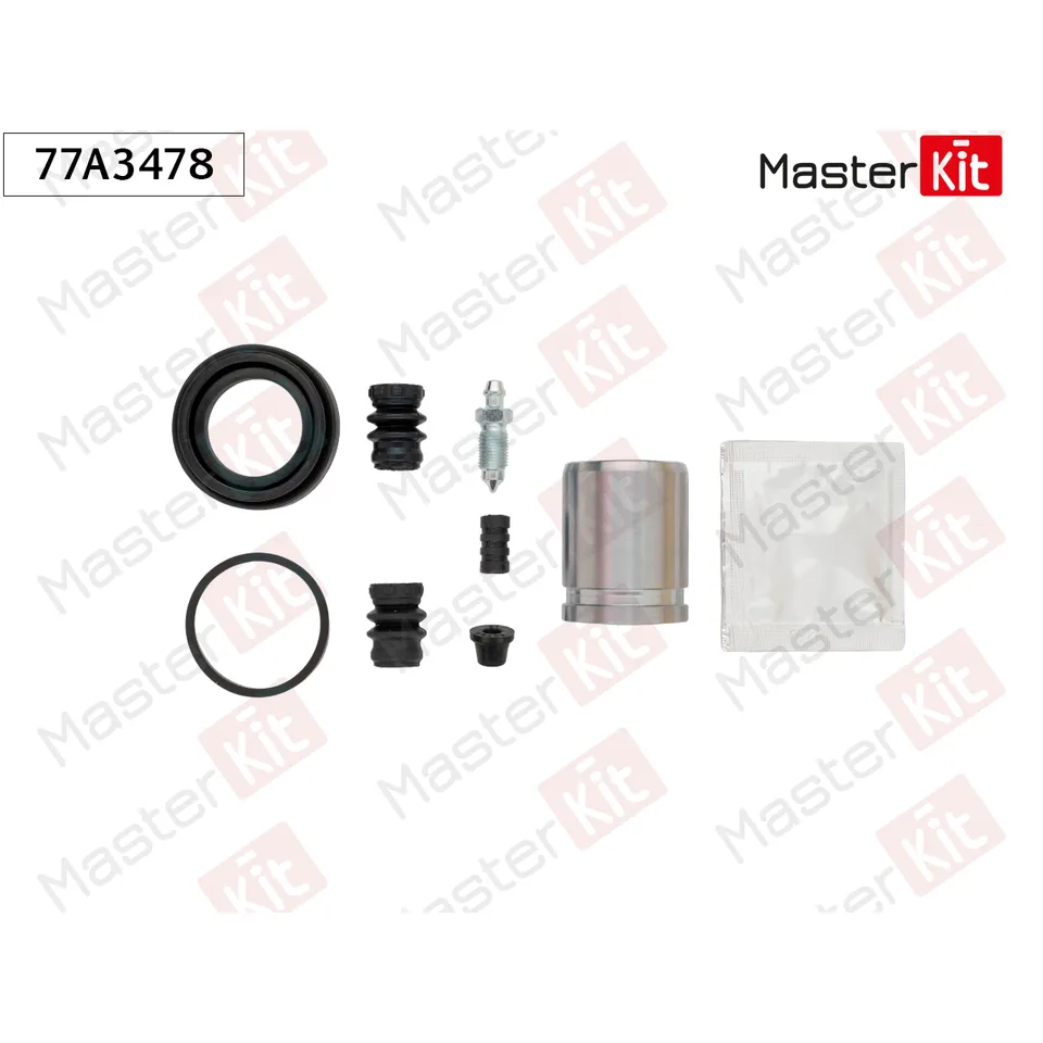 Ремкомплект тормозного суппорта+поршень задний Subaru OUTBACK (BR) 2009 - MASTERKIT 77A3478