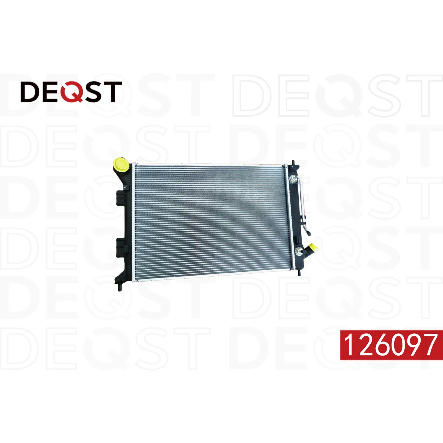Радиатор охлаждения двигателя, АКПП HYUNDAI ELANTRA 11-/KIA CERATO 12-/SOUL 121,6 DEQST 126097