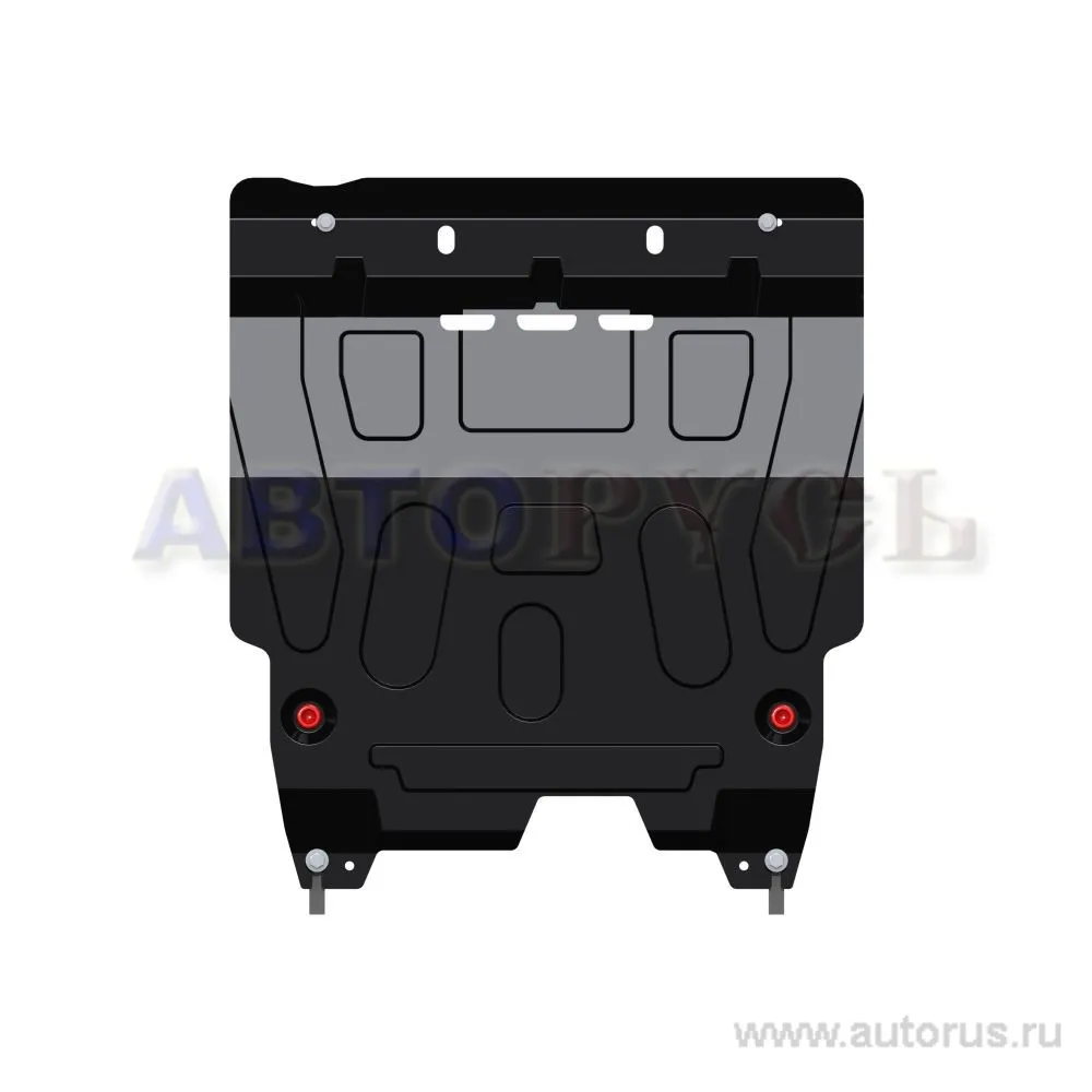 Защита картера двигателя и кпп шериф июн.61 daewoo gentra v-1,5mt, 2013- +кпп, сталь 1,8 мм
