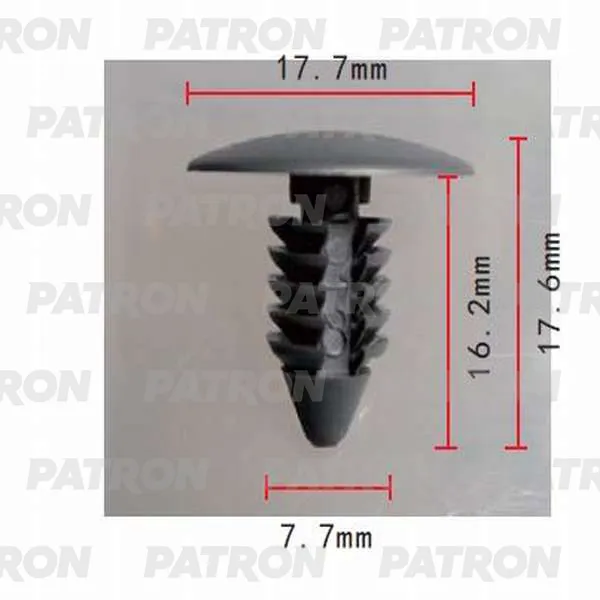 Клипса пластмассовая AMC, Chrysler, Daewoo, Dodge, Ford, GM, Opel приме PATRON P370005