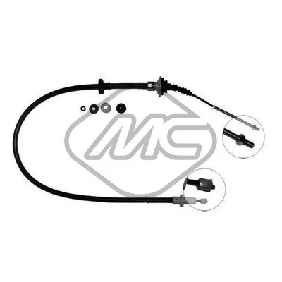 Трос сцепления VOL 440-460 ALL (CH. 12314-185080) Metalcaucho 83546