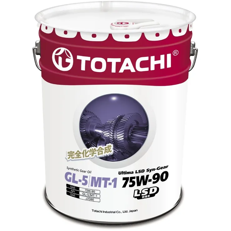 Масло трансмиссионное TOTACHI Ultima LSD Syn-Gear 75W-90 GL-5 20л