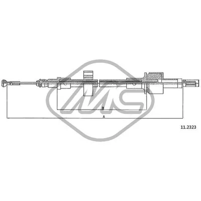 Трос сцепления FRD ESCORT ALL C/ABS Metalcaucho 81684