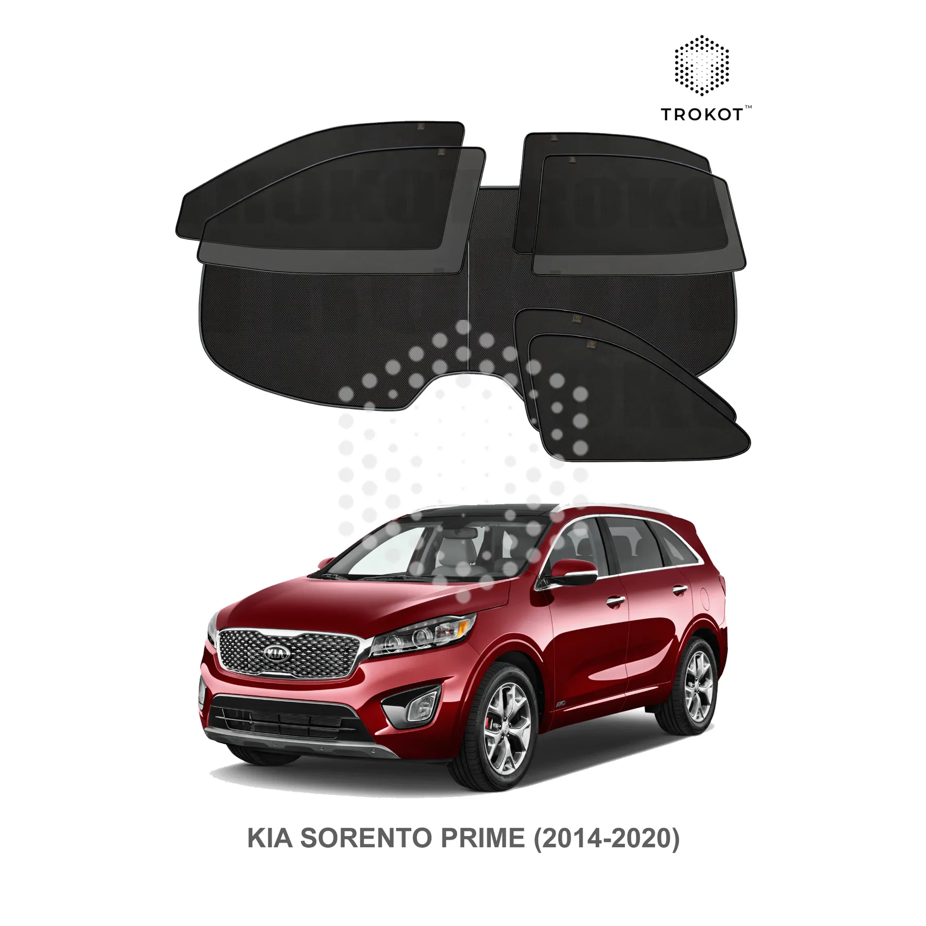 Полный комплект из 7 экранов Kia Sorento (3) (Prime) (2014-наст.время)