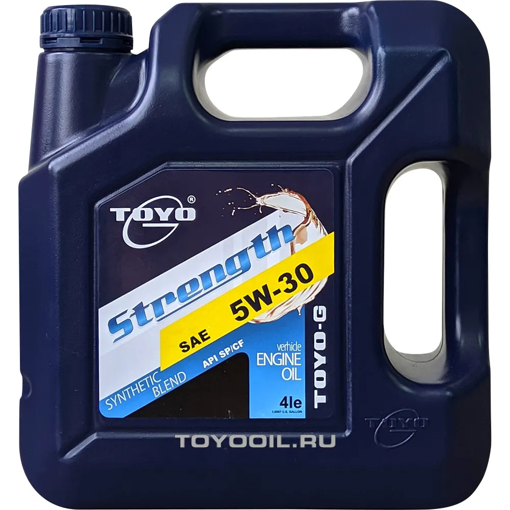Масло моторное TOYO-G Strength 5W-30 синтетическое 4 л 9555131410347