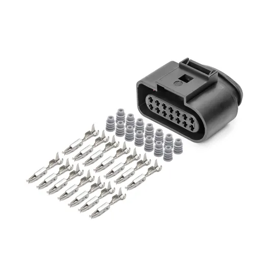Разъем 6X0973717 (14pin) 14 контактов жгута форсунок на ЭБУ, АКПП для Audi, Volkswagen.