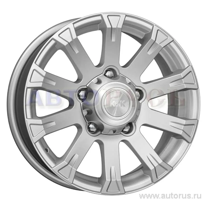 Диск литой R16 7J 5x139.7/95.3 ET35 КИК Байкал блэк платинум 21495