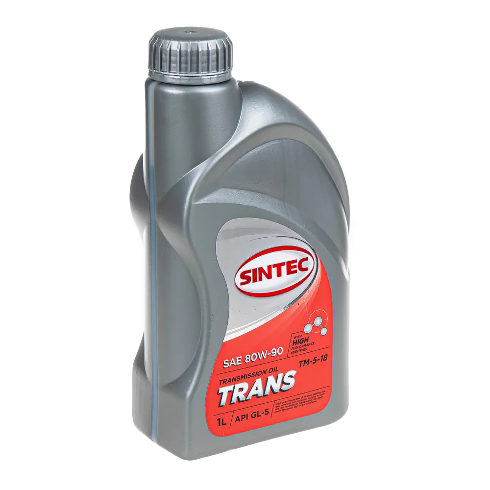 Масло трансмиссионное Sintec TRANS ТМ5 SAE 80W-90 API GL-5 минеральное 1л 900273