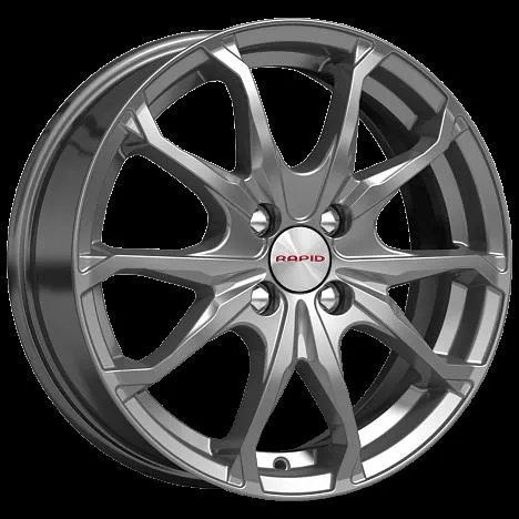 Диск литой R16 6J 4x100/67.1 ET50 КИК Brent Дарк платинум 75534