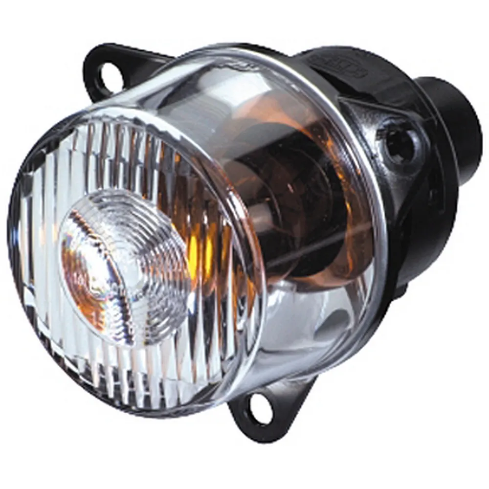 фонарь указателя поворота белый круглый d55 Omn Setra,MAN,MB,Volvo Actros HELLA 2BA 008 221-007