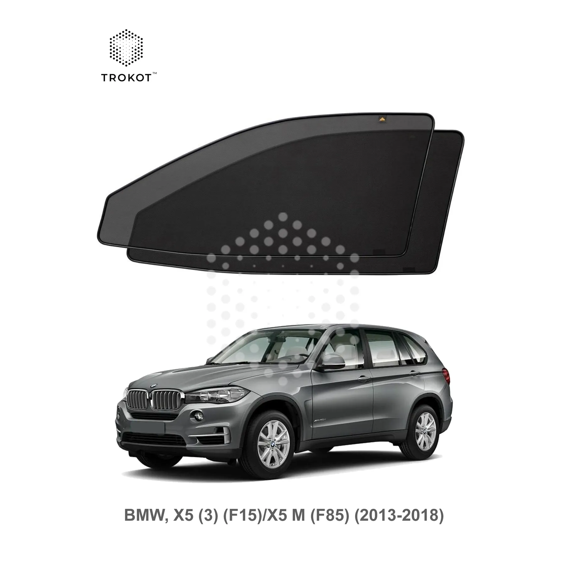 Комплект шторок на передние двери BMW X5 (3) (F15)/X5 M (F85) (2013-2018)