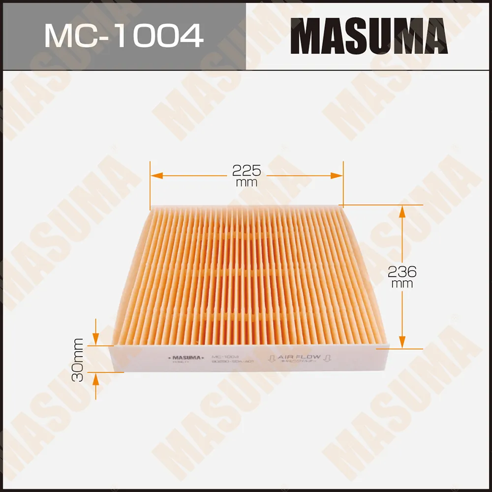 Фильтр салонный HONDA ACCORD MASUMA MC-1004