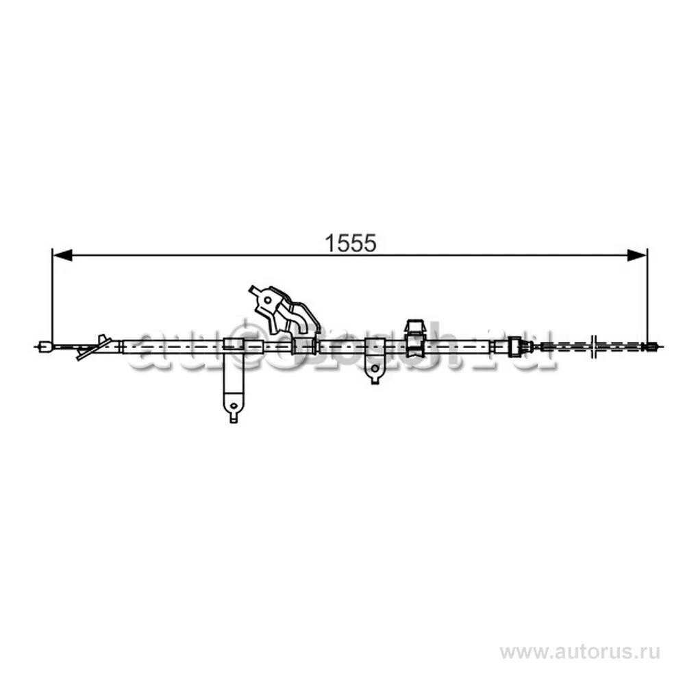 Трос ручного тормоза BOSCH 1987482221