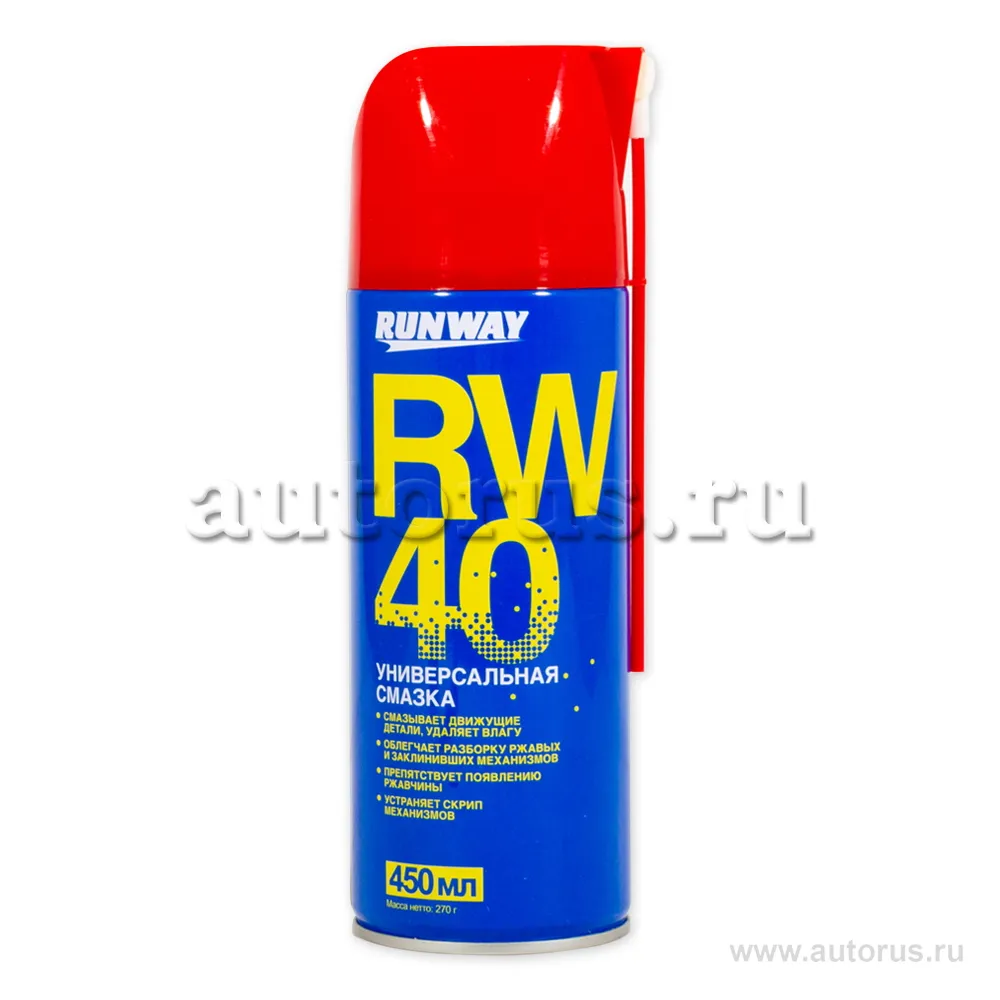 Смазка RW40 аэрозоль универсальная 450 мл RUNWAY RW6045 RUNWAY RW6045