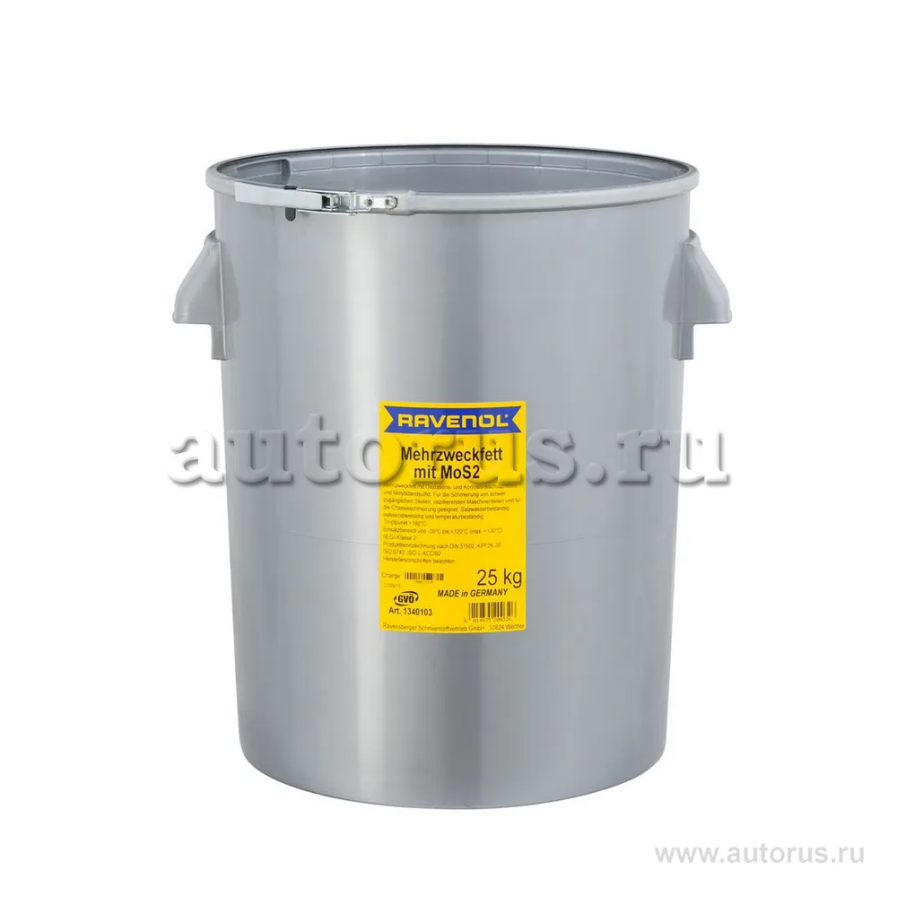 Смазка пластичная RAVENOL Mehrzweckfett m.MOS 2 25 кг Ravenol 1340103-025