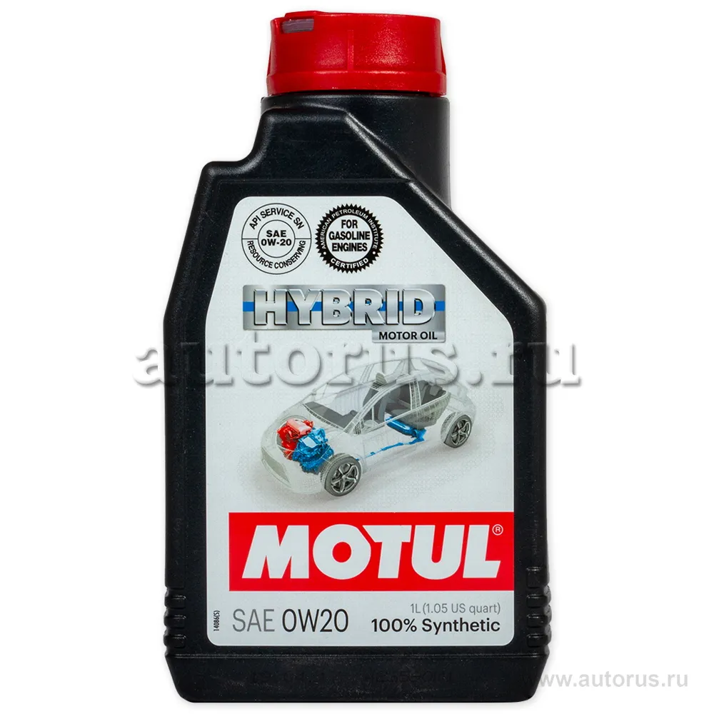 Масло моторное Motul Hybrid 0W-20 синтетическое 1 л 107141