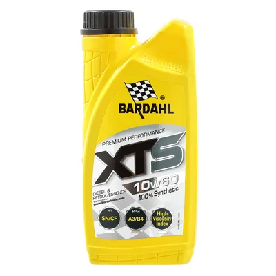 Масло моторное Bardahl XTS 10W60 A3/B4 синтетическое 1 л 36251
