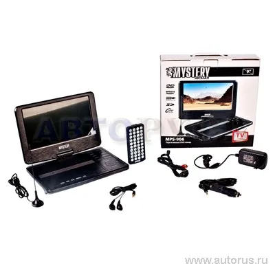 Автоплеер DVD MYSTERY MPS-906, монитор 9, USB, TV