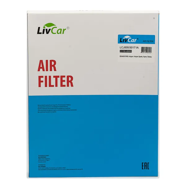 Фильтр воздушный LivCar OEM 23190-09001 SSANGYONG LIVCAR LCJ000/30171A