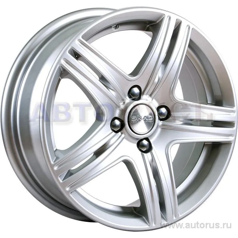 Диск литой R15 6J 4x108/67.1 ET38 СКАД Сити S 130 21 02