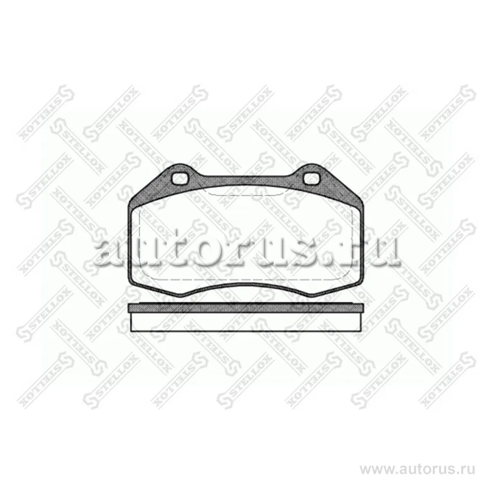 Колодки дисковые п. Renault Megane 03 STELLOX 1124000_SX
