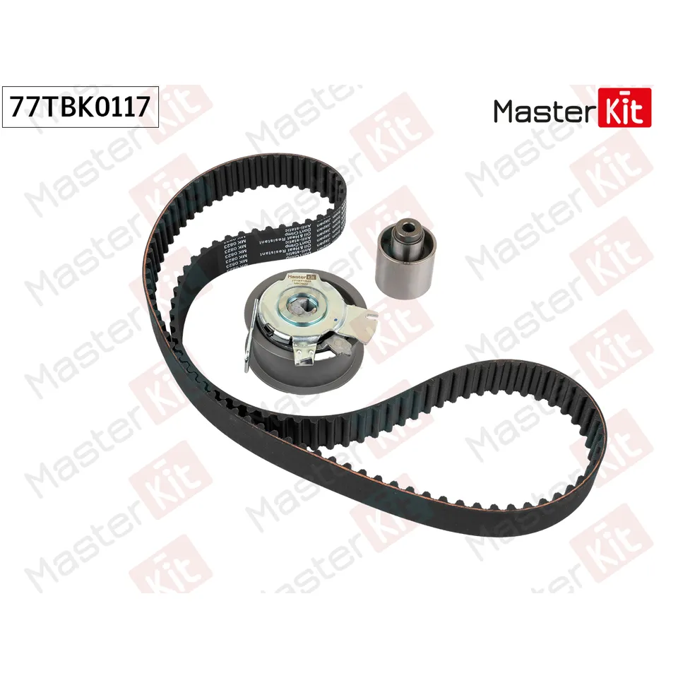 Ремкомплект ГРМ VAG+Skoda all 1.9TDI/2.0TDI 00-> /z=120 MASTERKIT 77TBK0117