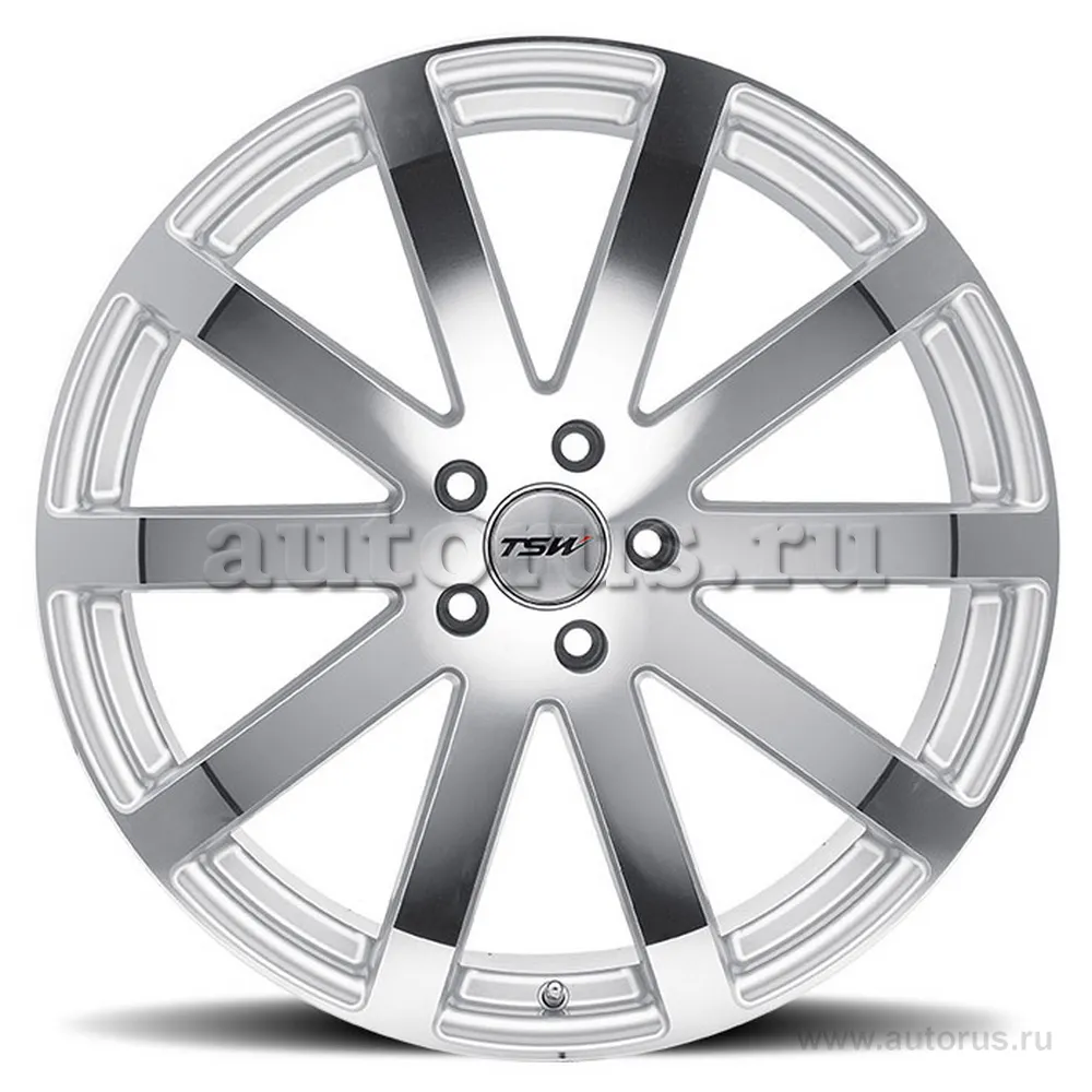 Диск литой R19 8J 5x114.3/76 ET30 TSW Brooklands Silver Mirror Cut Face 1980BRK305114S76