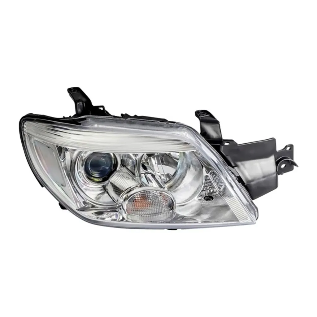Фара прав линзован без корректор внутри хром DEPO 214-1179R-LD-E1