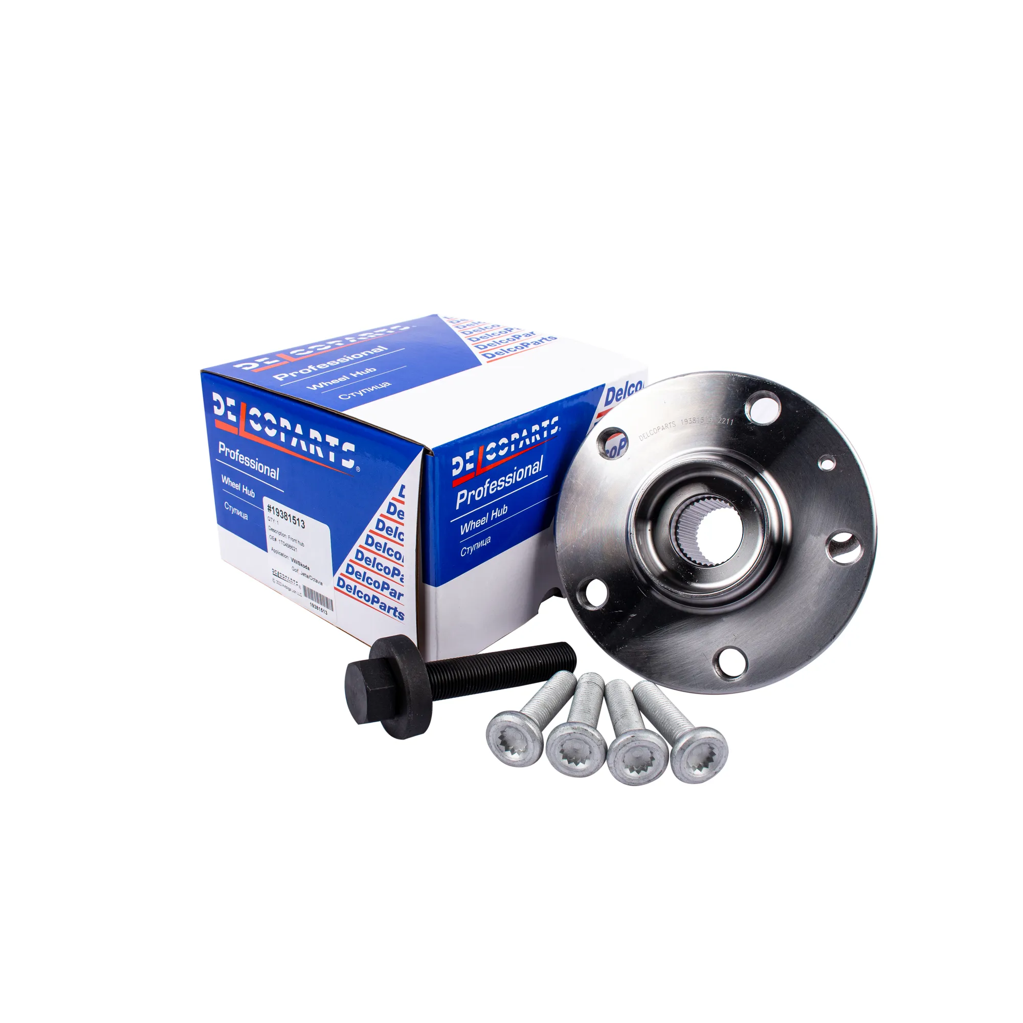 Ступица передняя/задняя AUDI A1 (2010>)/SKODA SUPERB (2008>)/VW PASSAT CC DelcoParts 19381513