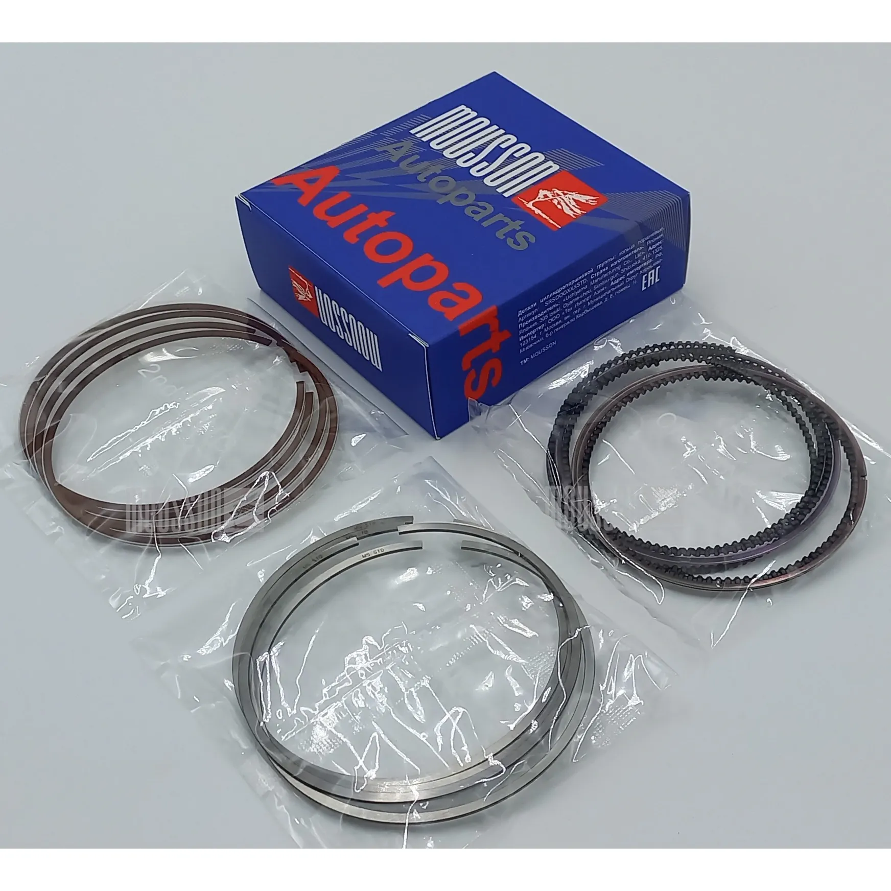 Кольца комплект TOYOTA 4U-GSE/FA20D 86X1.2X1.0X2.0 стандарт на 1 цилиндр MOUSSON SRS4UGSESTD