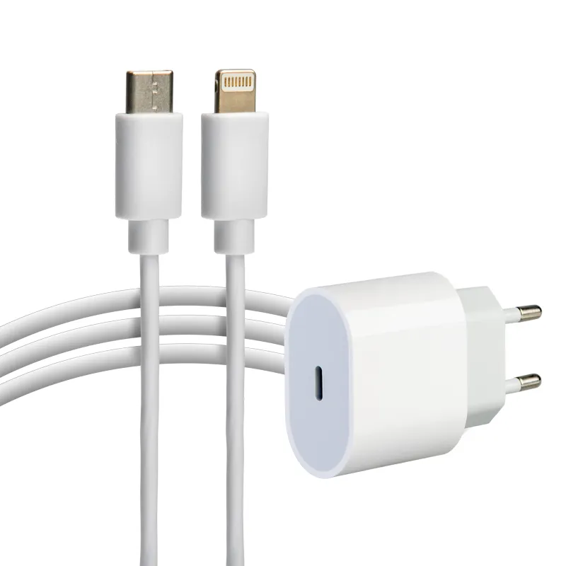 Сетевое зарядное устройство USB-C, 20Вт в комплекте с кабелем USB-C - Lightning REXANT 16-0234-4