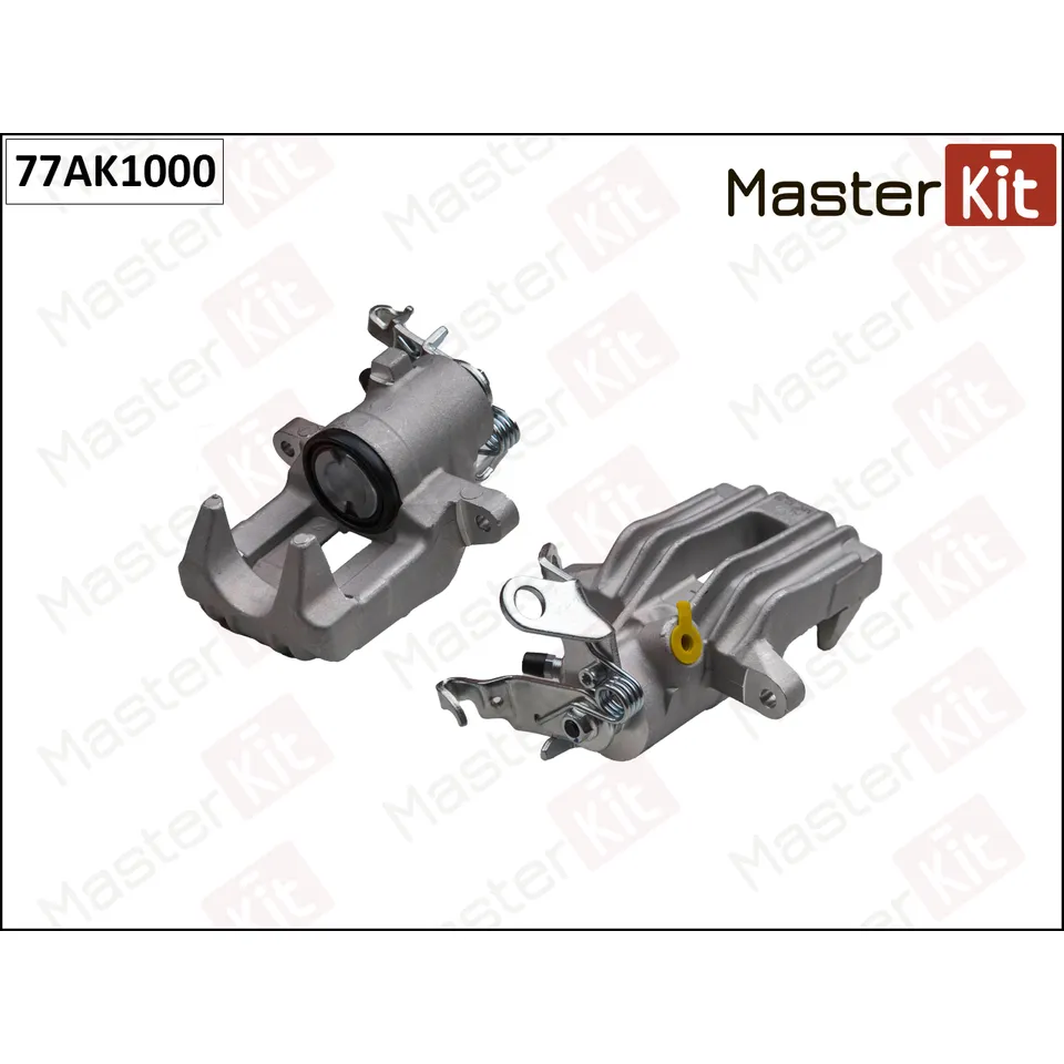 Тормозной суппорт задний левый Skoda OCTAVIA II (1Z3) 2004 - 2013, YETI (5L) 2009 MASTERKIT 77AK1000