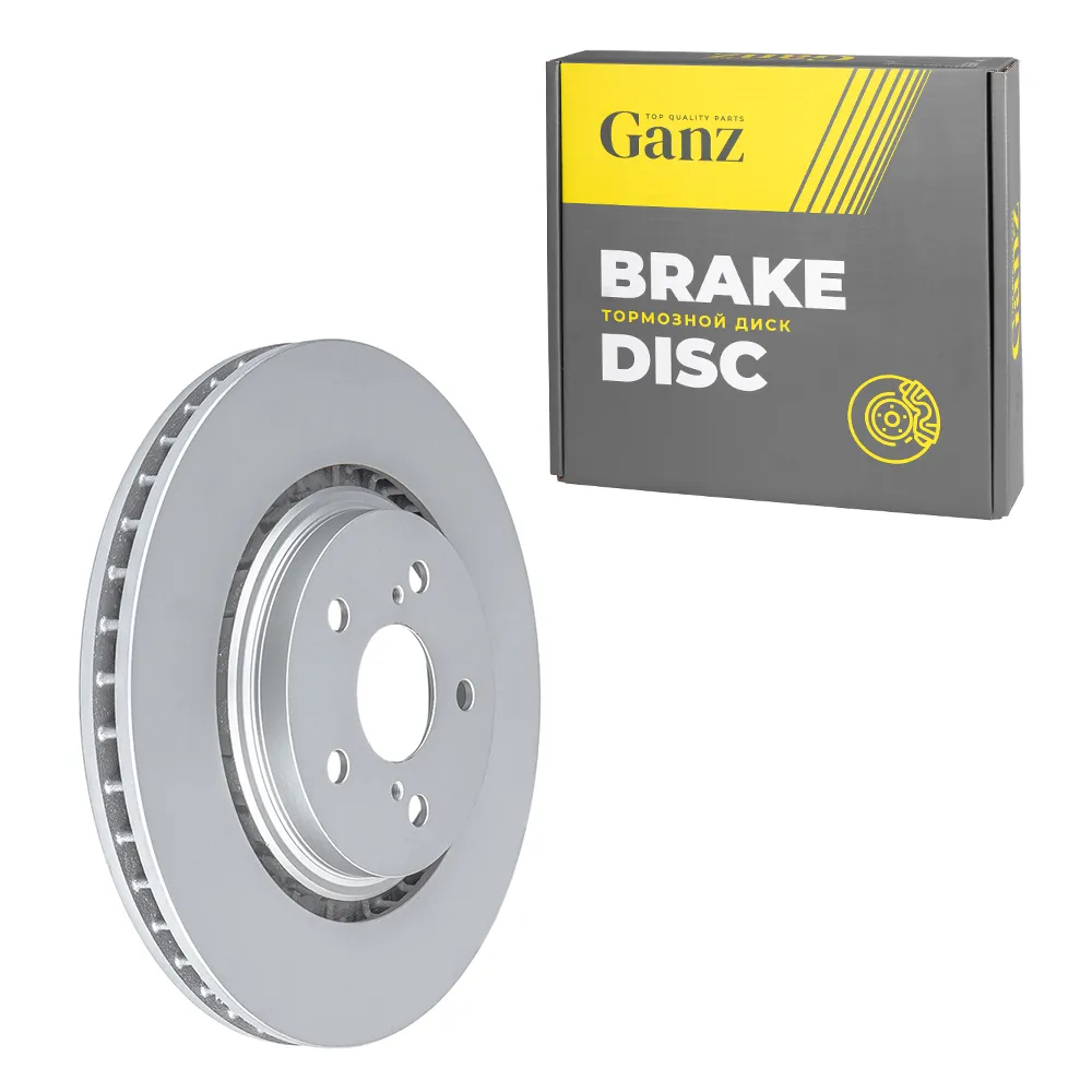 Диск тормозной передний с покрытием для TOYOTA RAV4 IV (15-)/LEXUS RX (15-) GANZ GIJ10402