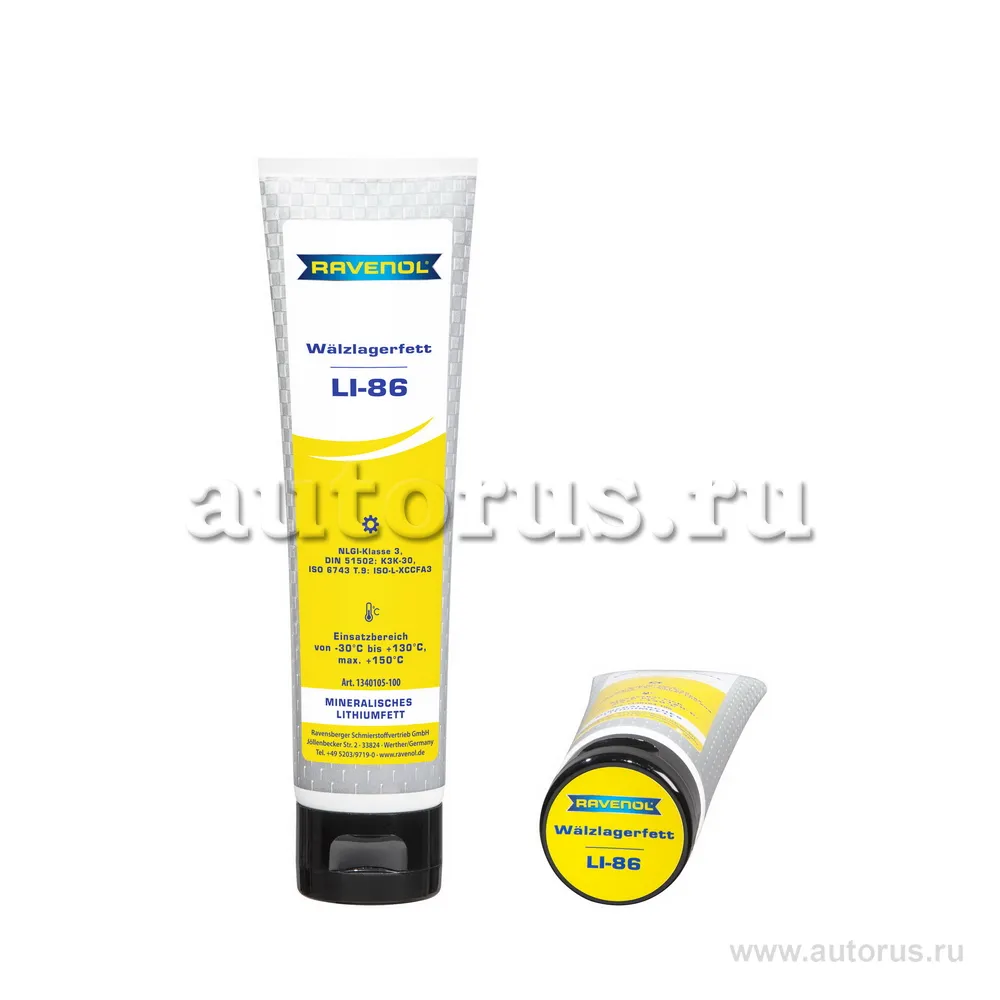 Смазка пластичная RAVENOL Waelzlagerfett LI-86 100 г Ravenol 1340105-100