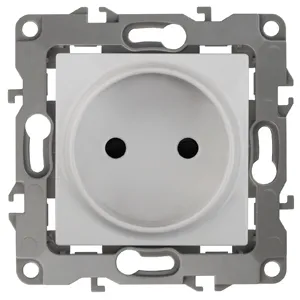 12-2105-01 ЭРА Розетка 2P, 16A-250В, IP20, Эра12, белый (10/100/2500)
