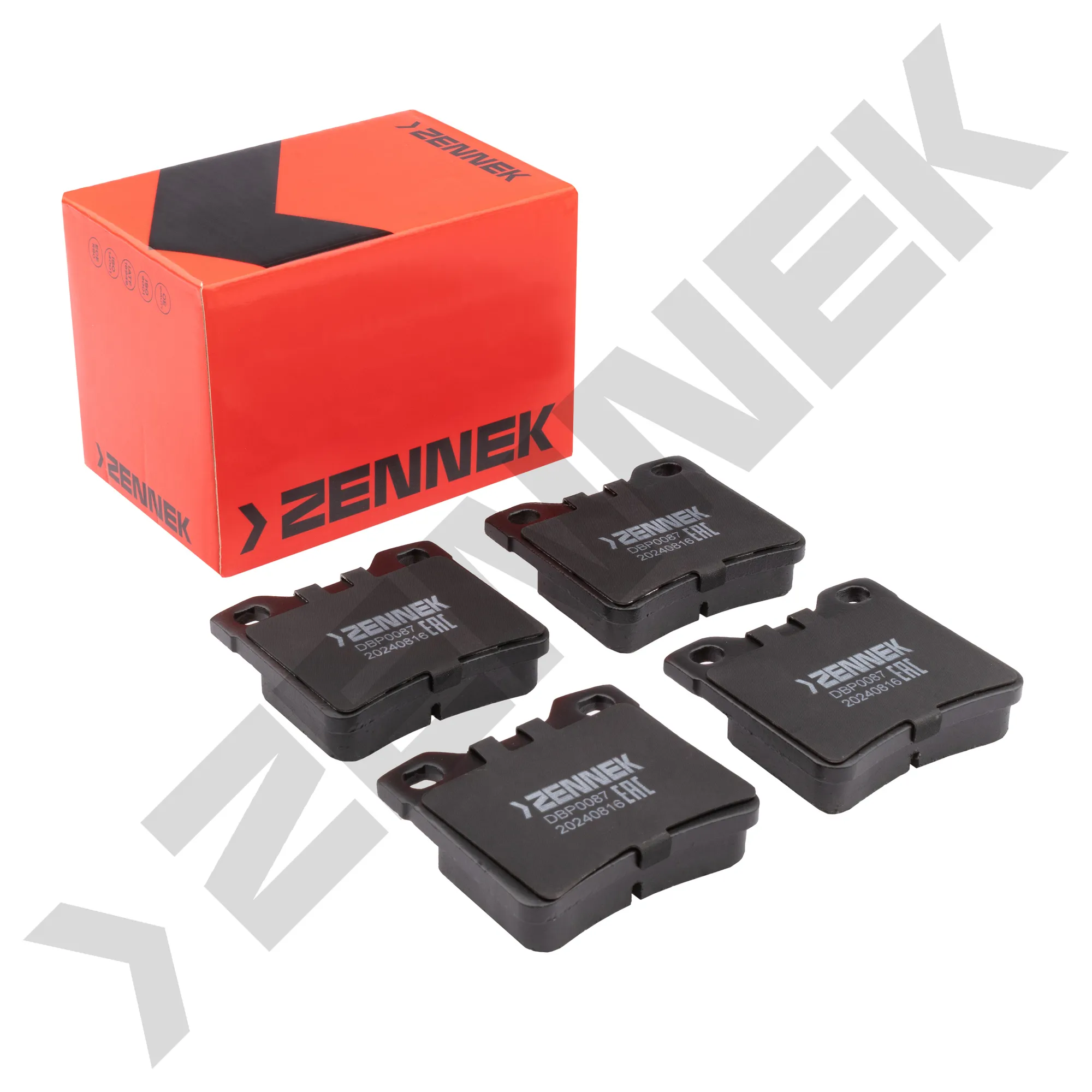 Колодки тормозные дисковые задние PEUGEOT 406 95-05, 607 00- ZENNEK DBP0087