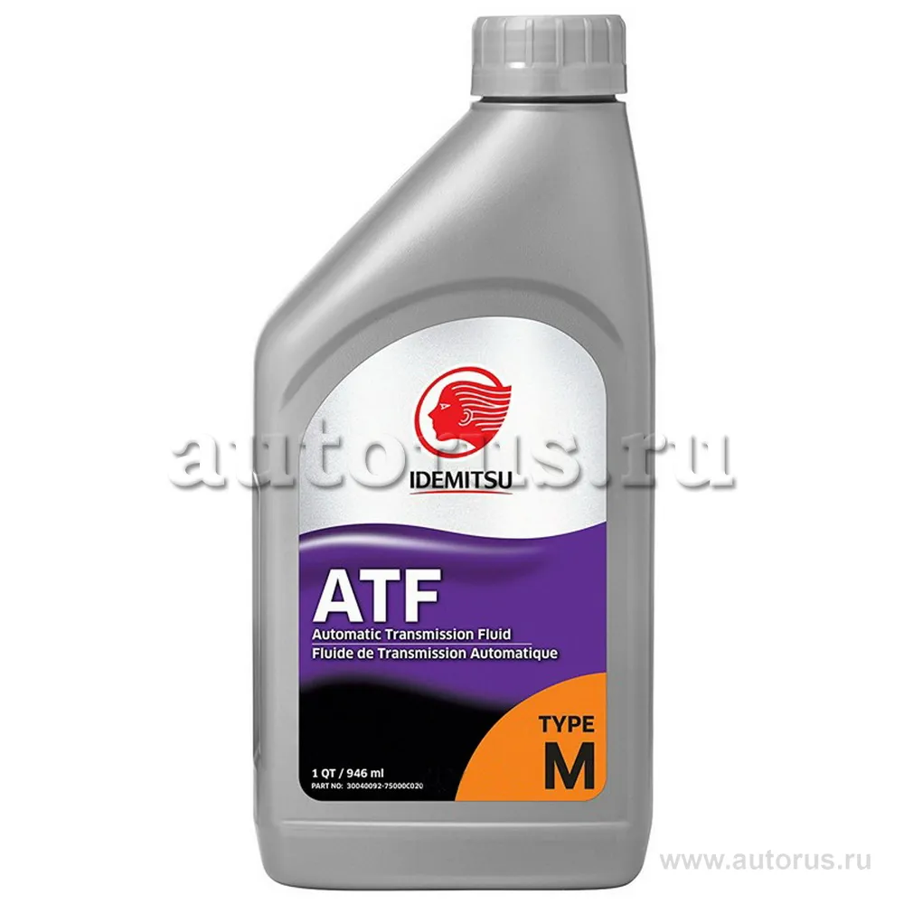 Масло трансмиссионное IDEMITSU ATF TYPE-M 0,946 л 30040092-750