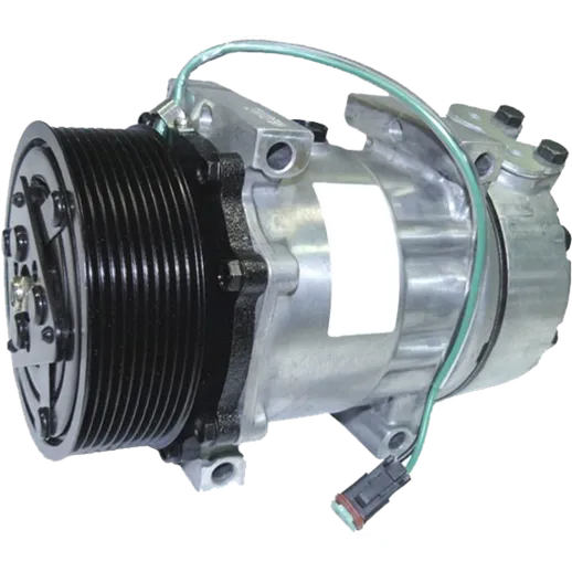 Компрессор кондиционера со шкивом 24V d123 8пазов Scania 4 Serie STELLOX 87-55002-SX