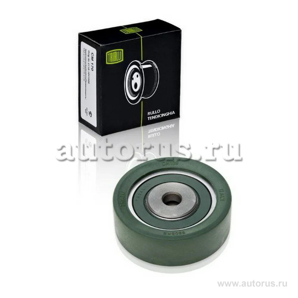 Ролик привод. ремня для а/м ГАЗ/УАЗ (ЗМЗ-405/406/409) (натяж.) TRIALLI CM 109