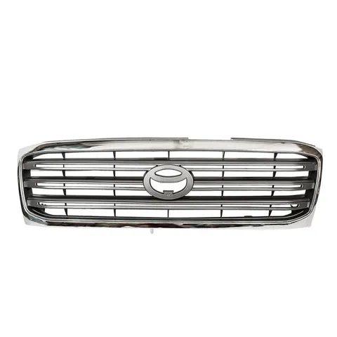 Решетка радиатора с прорезями серебро-хром LC100 2002-2005 TYG105NA